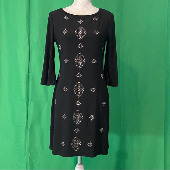 WHBM Embellished Knit Shift Dress - Picture 2 of 7